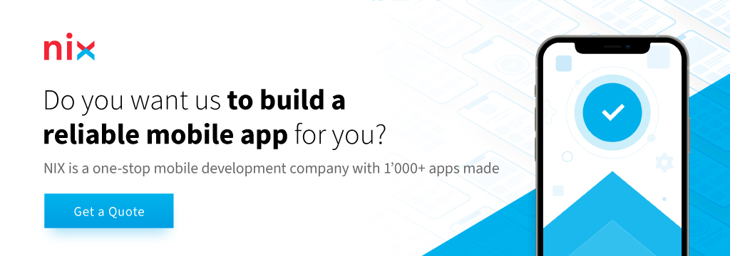 NIX mobile app development