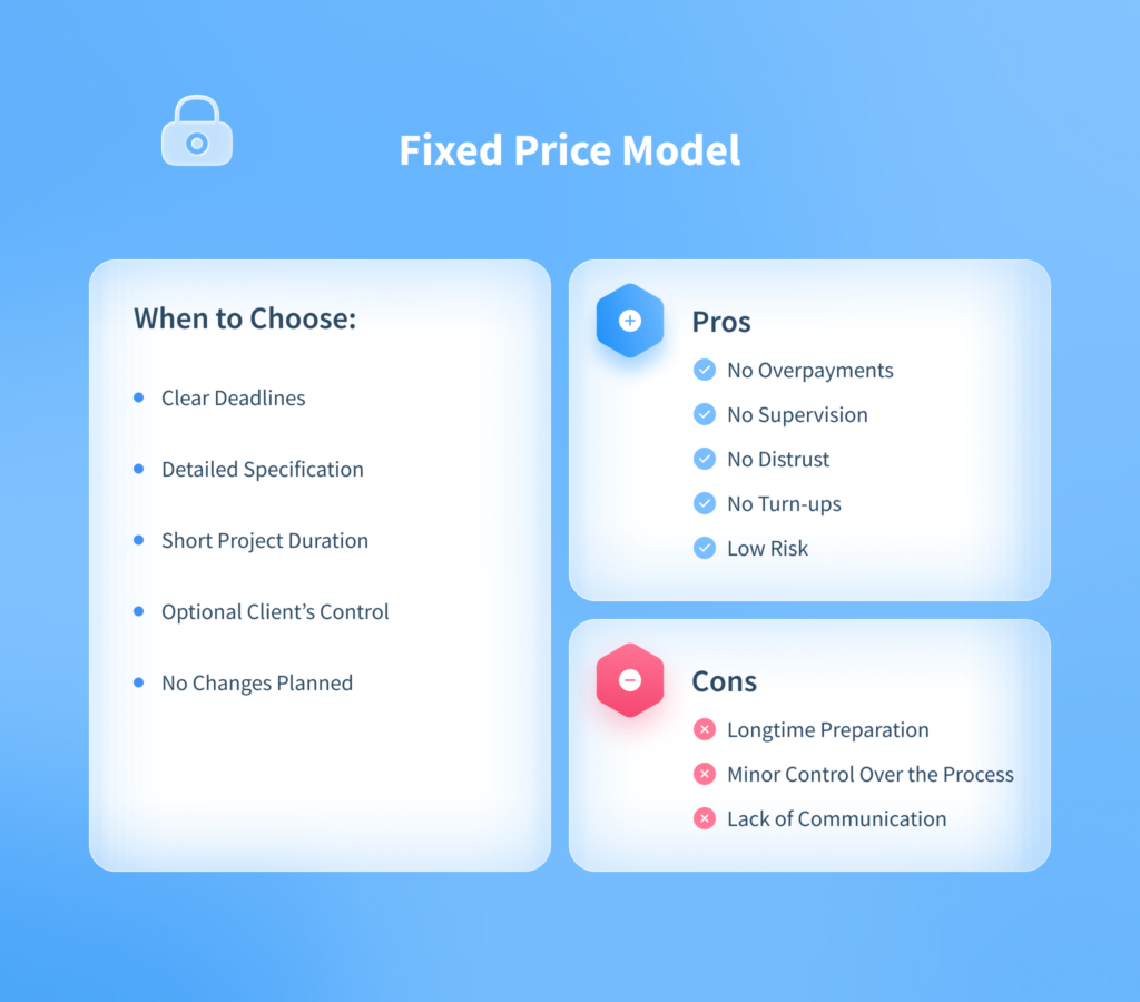 Fixed price payment model for outsourcing