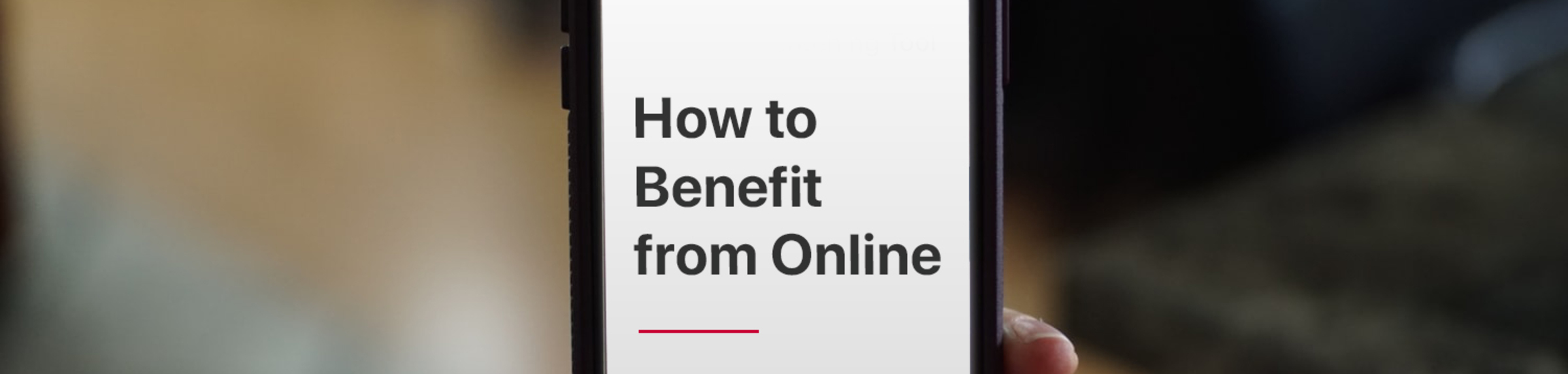 Time to benefit — get your business from offline to online