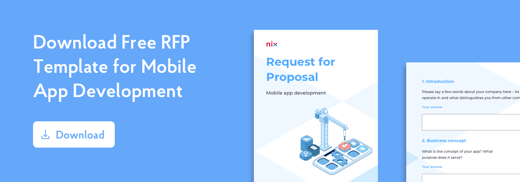 RFP Template For App Development