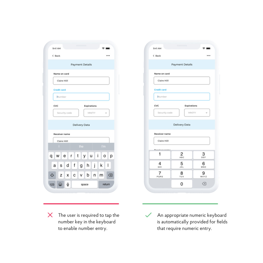 Minimizing user input in mobile app design — NIX