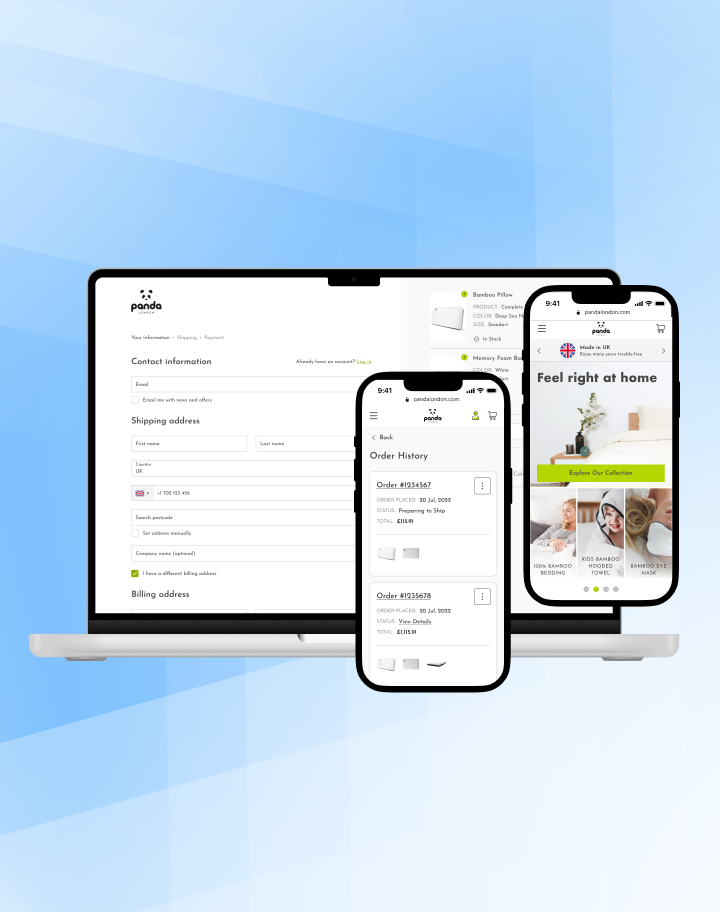 Success Story Website and Mobile App Redesign for Panda London image
