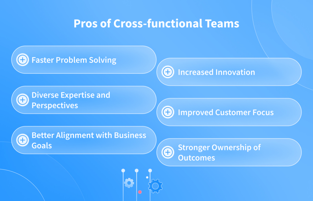 Pros of Cross-functional Teams