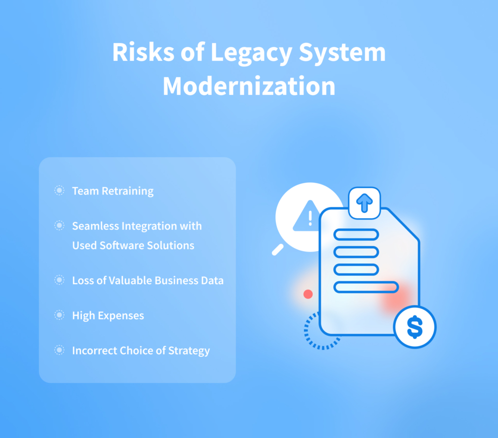 Risks of Legacy System Modernization