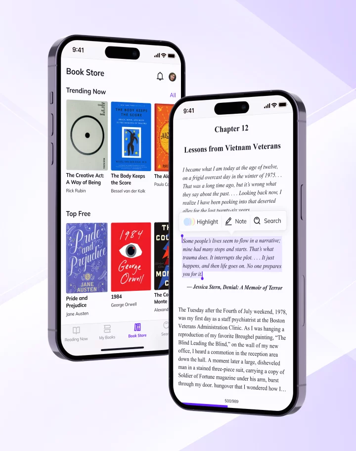 Success Story Mobile App for Elevating Reading Experience image