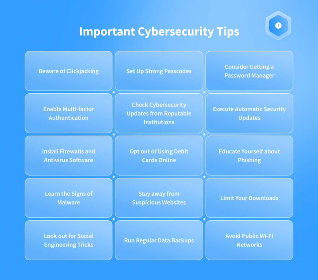 Cybersecurity Tips