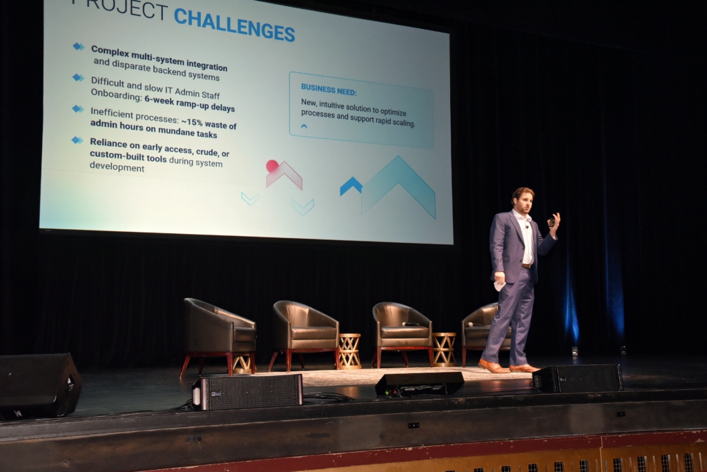 Shane Effertz speaking on AI and automation