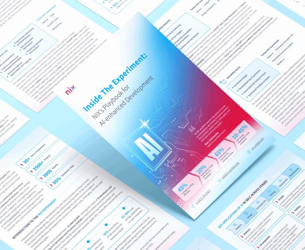 NIX’s playbook for AI-enhanced development