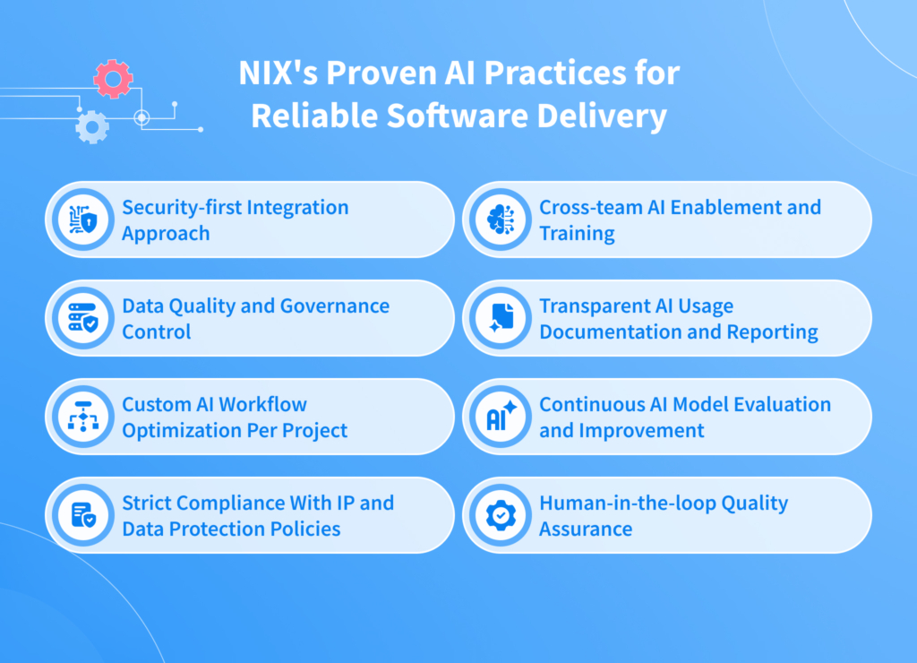 NIX’s Proven AI Practices for Reliable Software Delivery