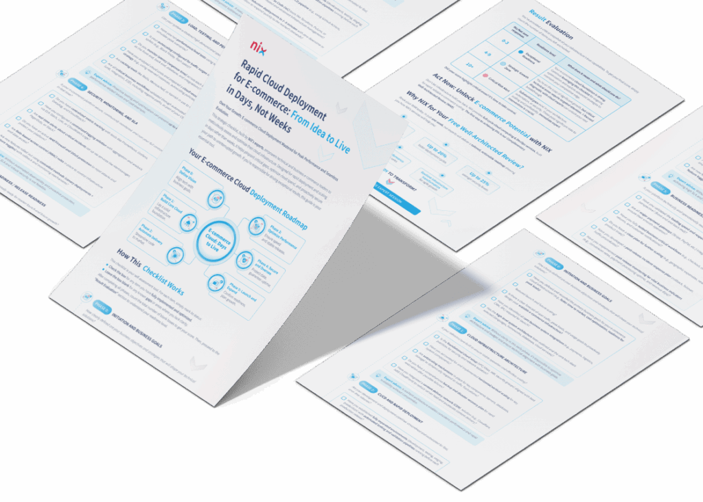 Cloud deployment checklist