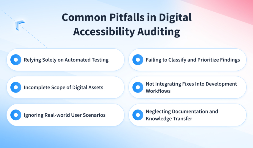 Common Pitfalls in Digital Accessibility Audit to Avoid